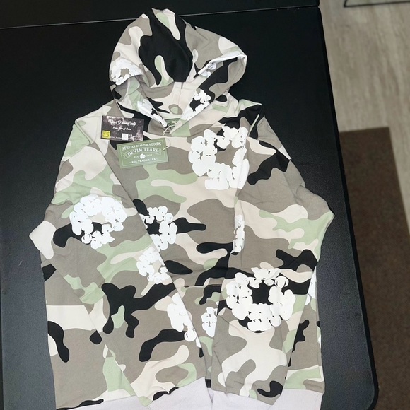 Denim Tears The Cotton Wreath Sweatshirt White Camo